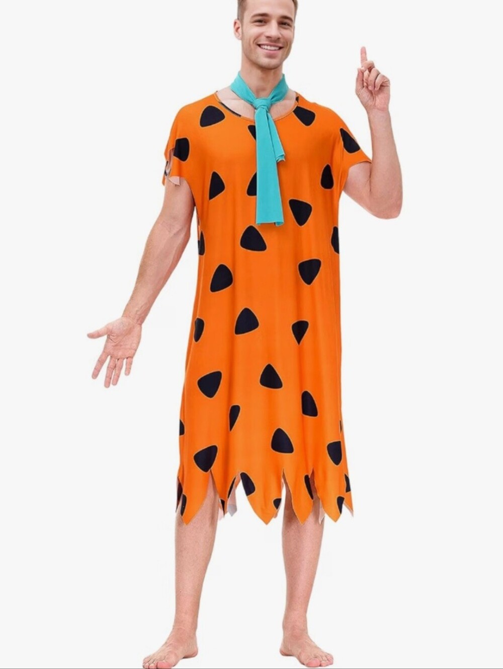 NEW Halloween Caveman Costume Men's Size 2XL - Picture 2 of 5